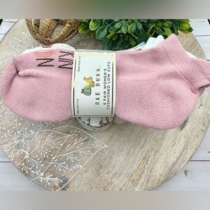 Rae Dunn Women’s 6 Pair Cushioned Low Cuts Socks in Pumpkin Patch Hello Fall NWT